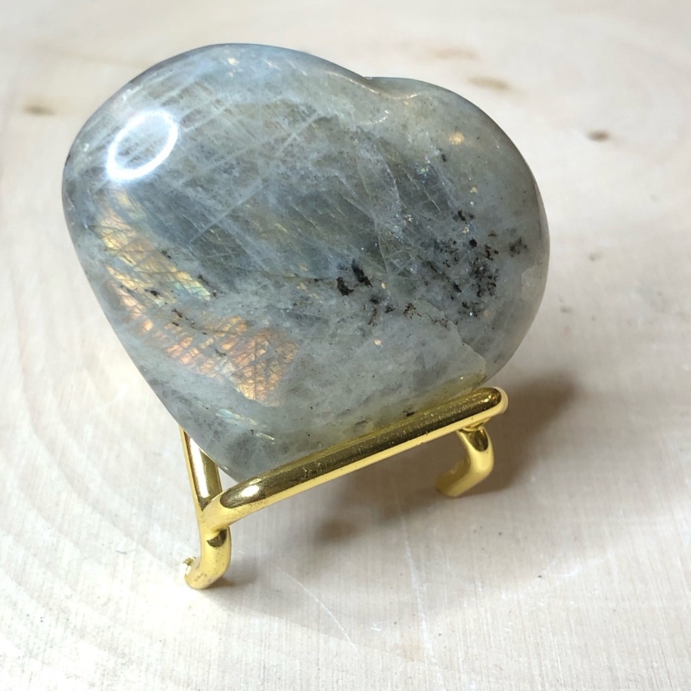 Labradorite Heart - Picture 3 of 4